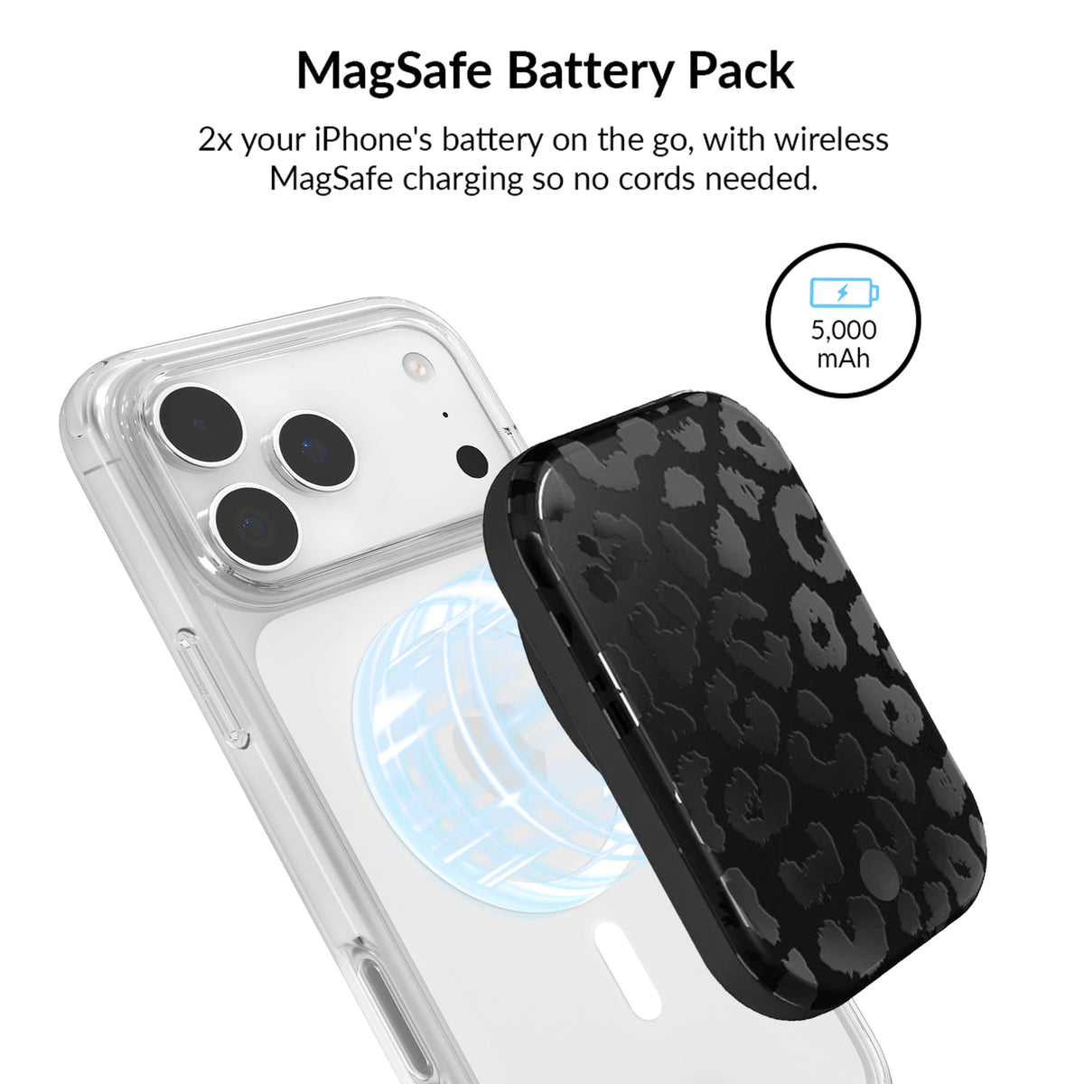 Black Leopard iPhone Bundle Set