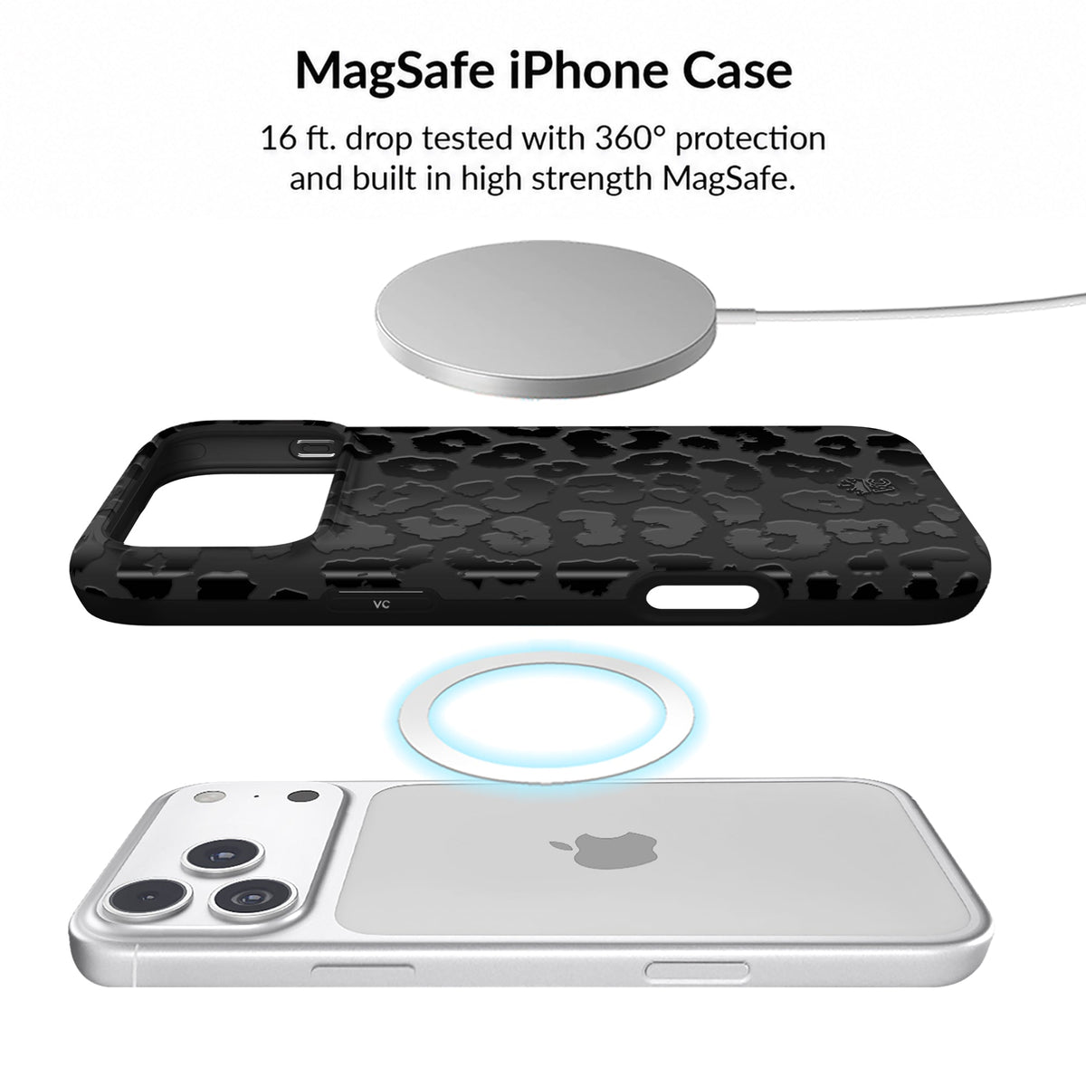 Black Leopard iPhone Bundle Set