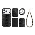 Black Leopard iPhone Bundle Set