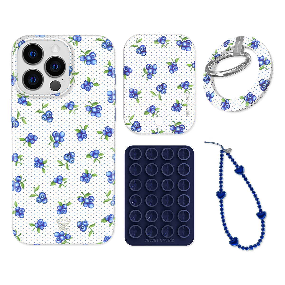 Blueberry Baby iPhone Bundle Set - Grip