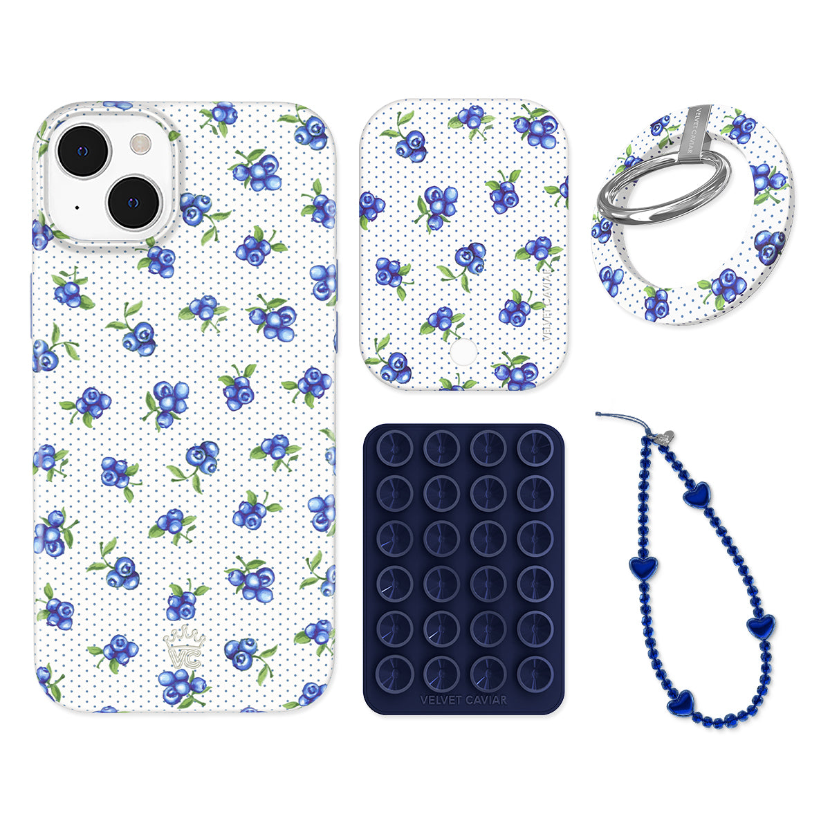 Blueberry Baby iPhone Bundle Set - Grip