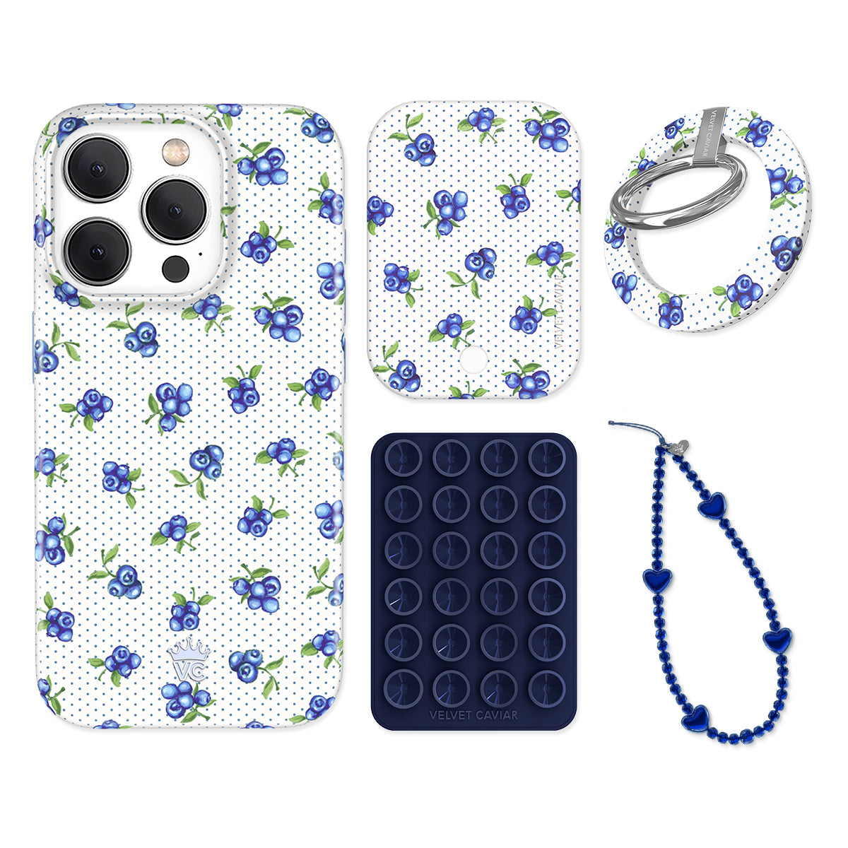 Blueberry Baby iPhone Bundle Set - Grip