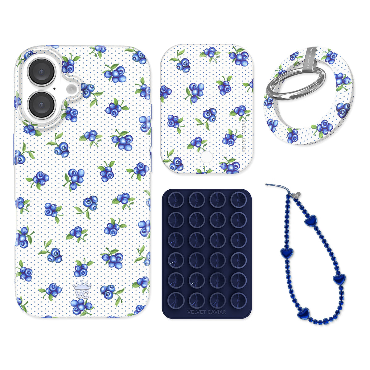 Blueberry Baby iPhone Bundle Set - Grip