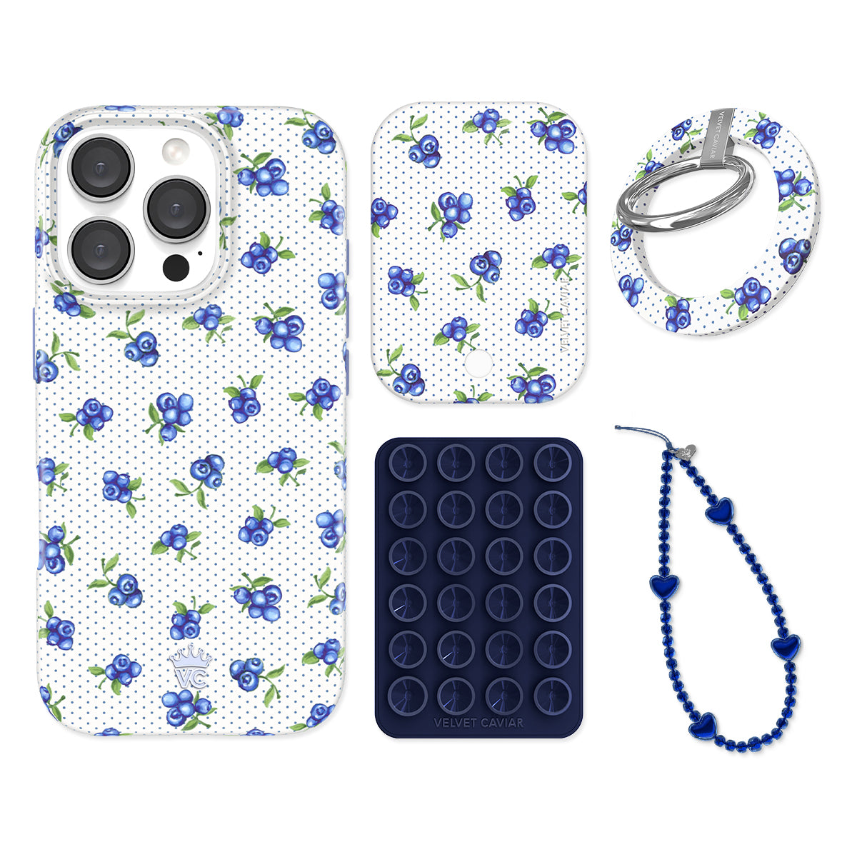 Blueberry Baby iPhone Bundle Set - Grip