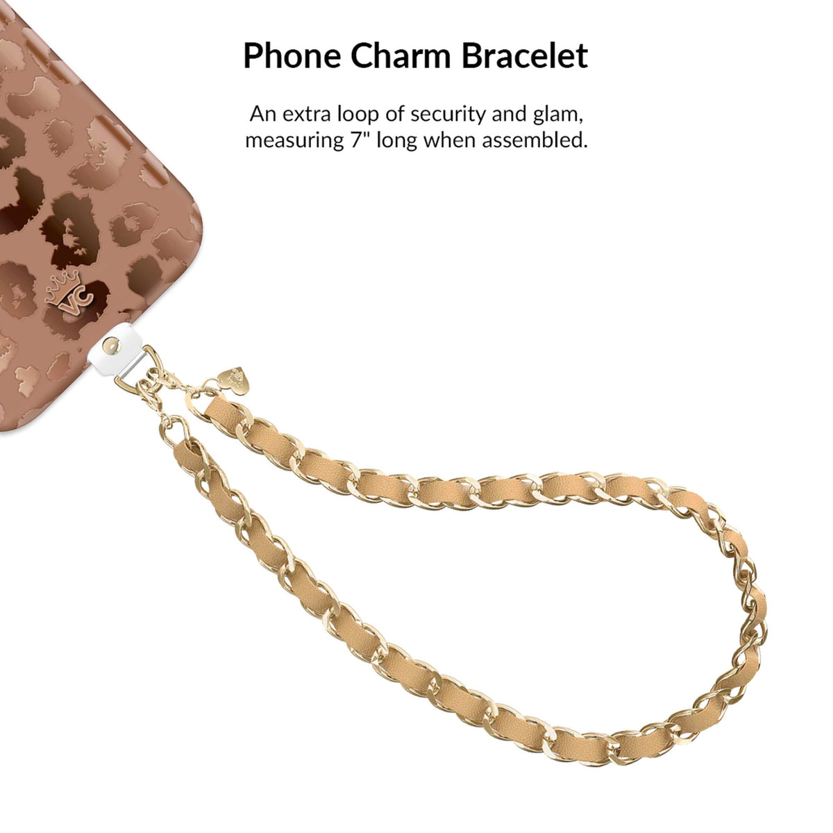 Bronze Chrome Leopard iPhone Bundle Set