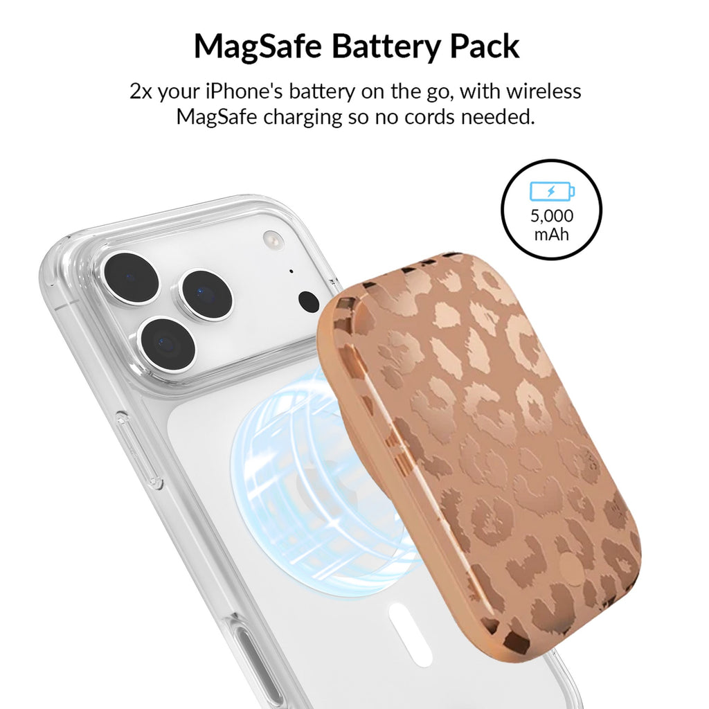 Bronze Chrome Leopard iPhone Bundle Set