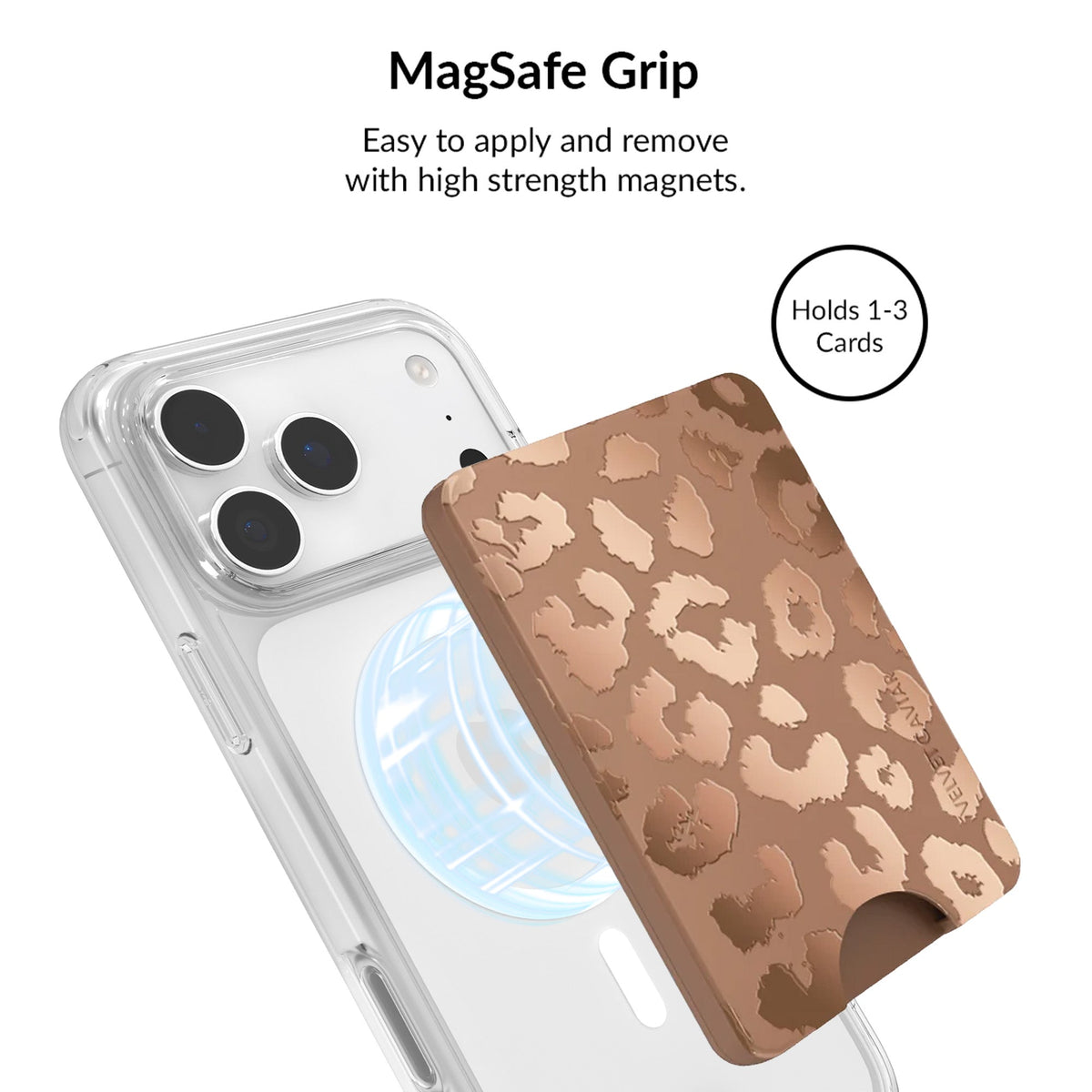 Bronze Chrome Leopard iPhone Bundle Set