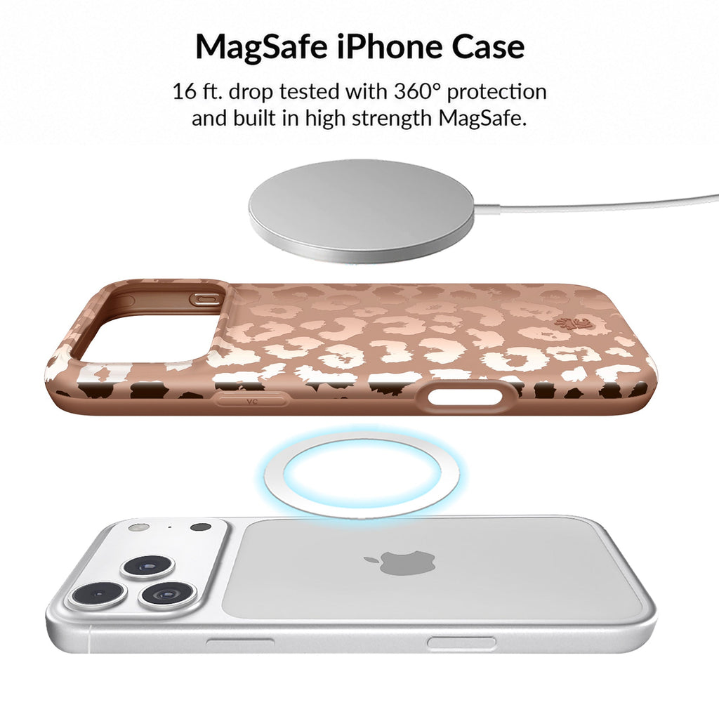 Bronze Chrome Leopard iPhone Bundle Set