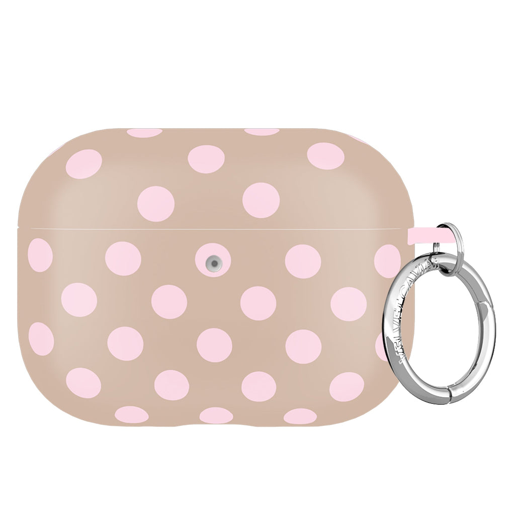 Brown Sugar Polka Dot AirPod Case