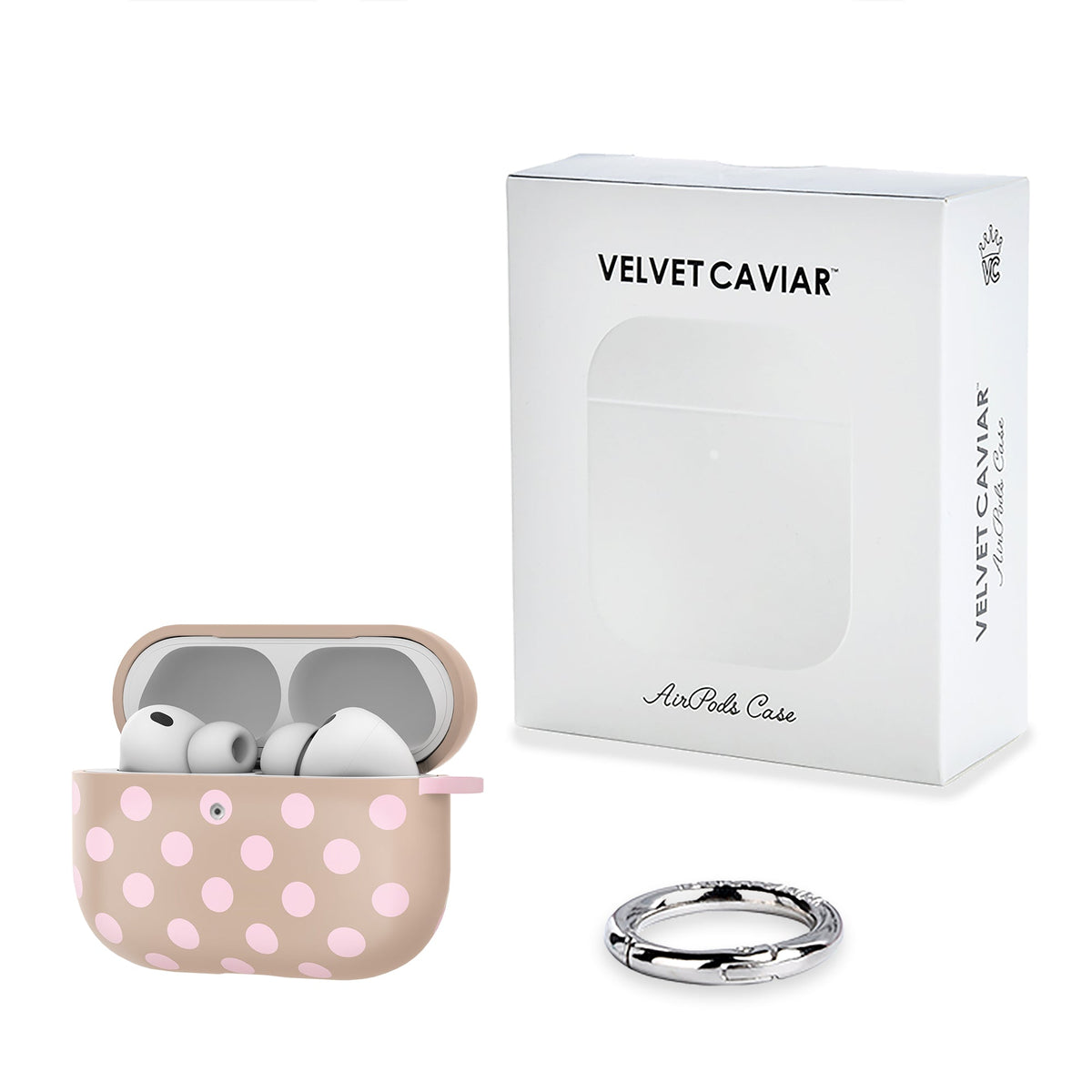 Brown Sugar Polka Dot AirPod Case