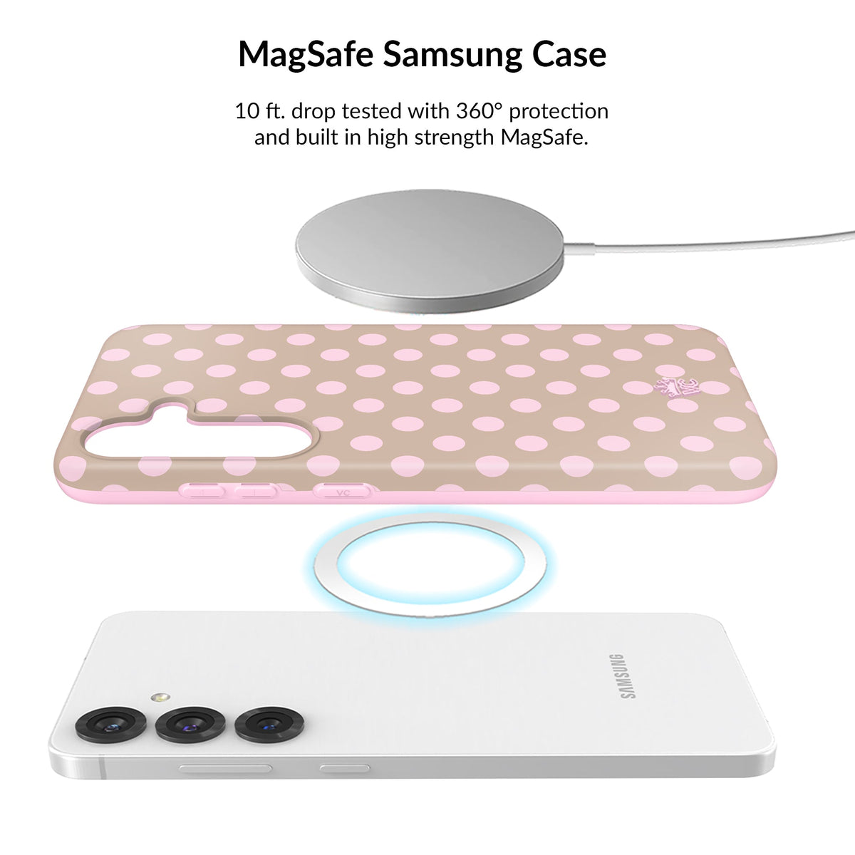Brown Sugar Polka Dot Samsung Bundle Set