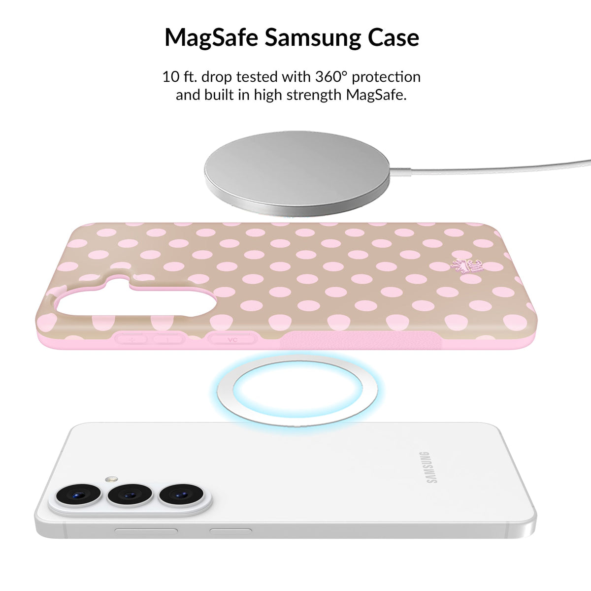 Brown Sugar Polka Dot Samsung Bundle Set