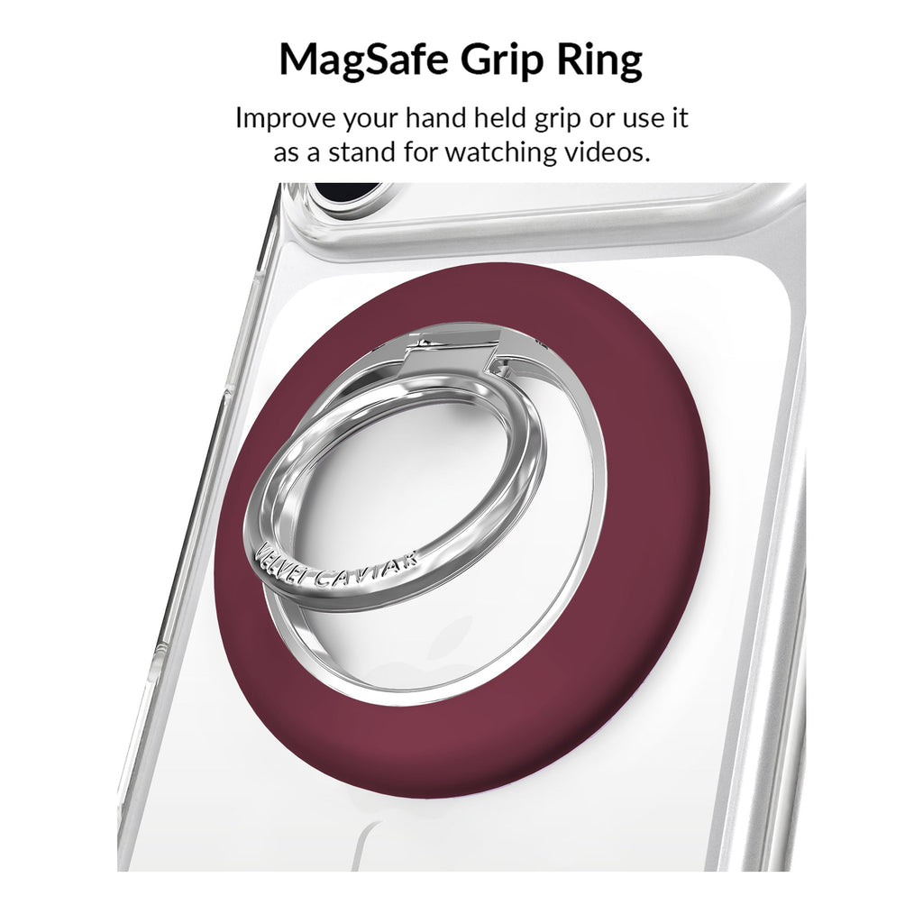 Burgundy 1990 Jelly iPhone Bundle Set