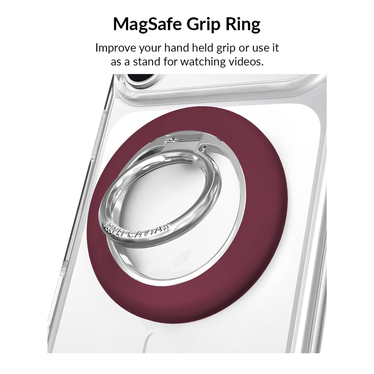 Burgundy 1990 Jelly iPhone Bundle Set