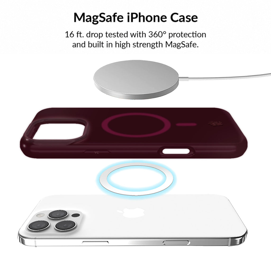 Burgundy 1990 Jelly iPhone Bundle Set