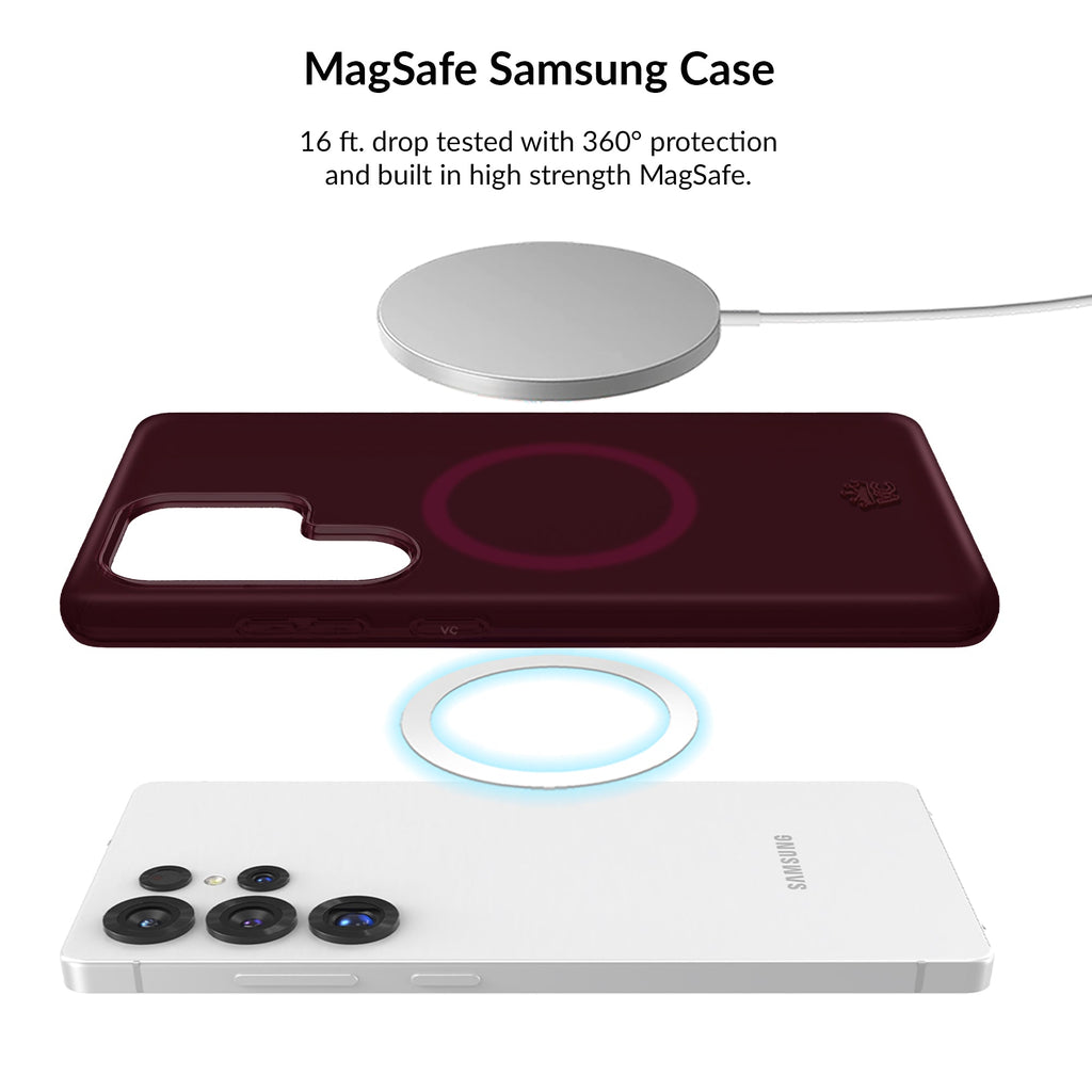 Burgundy 1990 Jelly Samsung Bundle Set