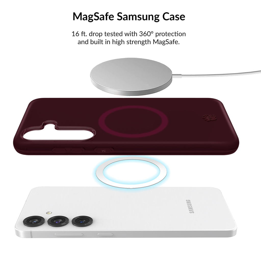 Burgundy 1990 Jelly Samsung Bundle Set