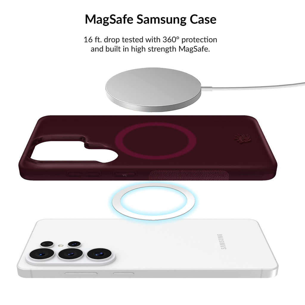 Burgundy 1990 Jelly Samsung Bundle Set
