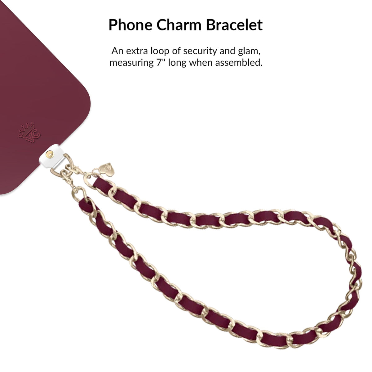 Burgundy 1990 iPhone Bundle Set
