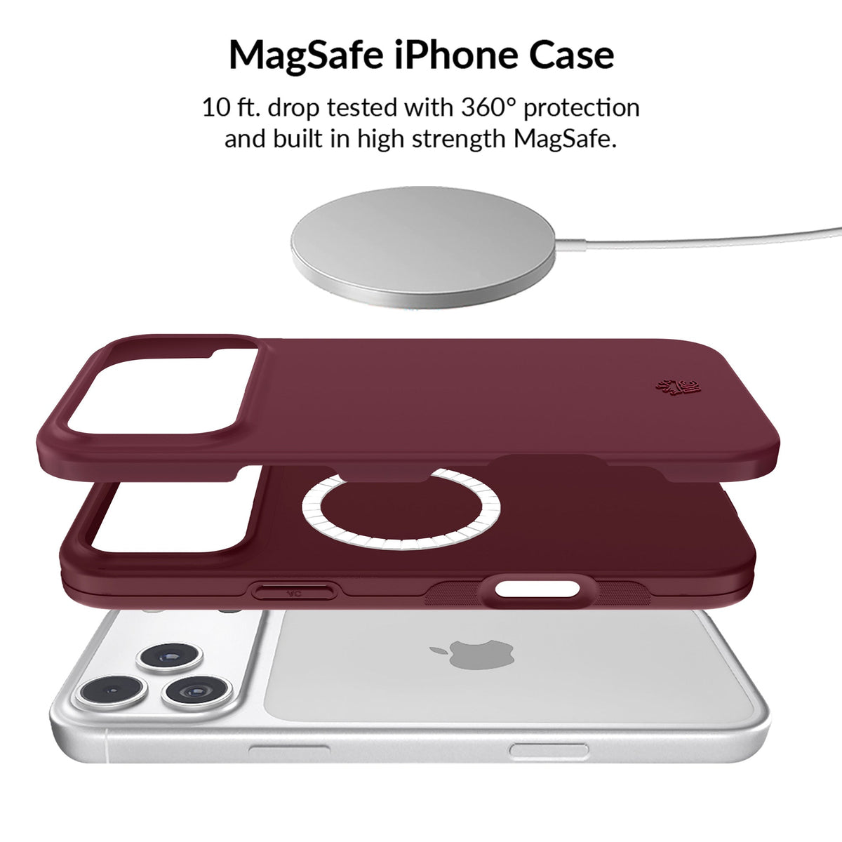 Burgundy 1990 iPhone Bundle Set