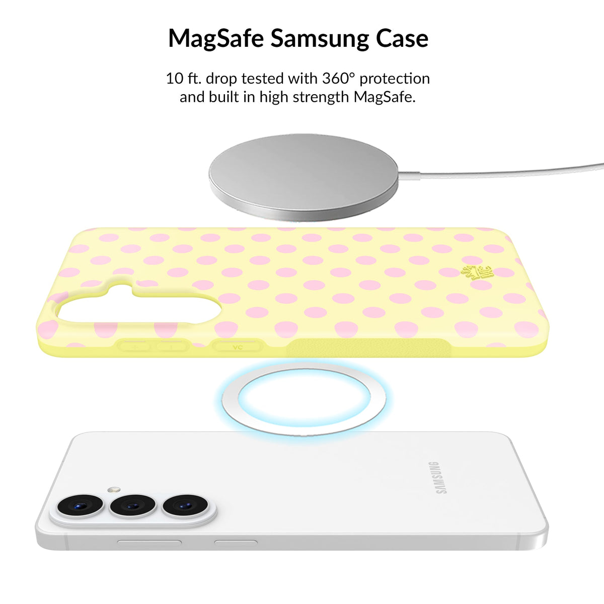 Buttercream Polka Dot Samsung Bundle Set