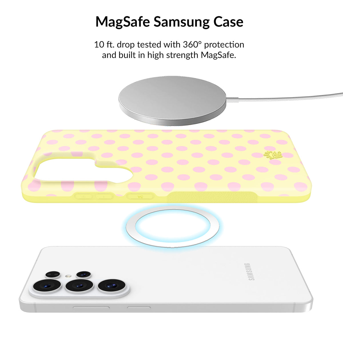 Buttercream Polka Dot Samsung Bundle Set