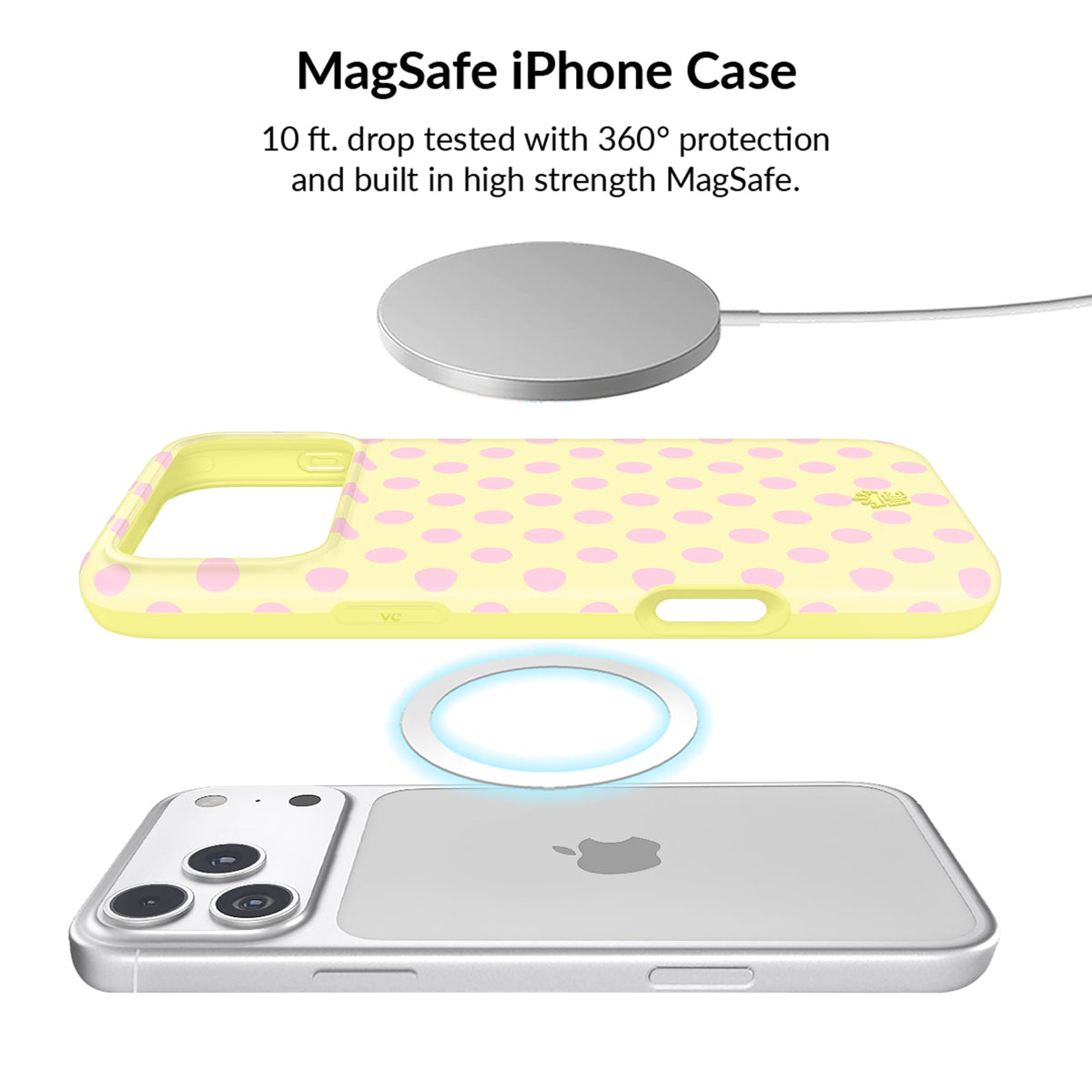 Buttercream Polka Dot iPhone Bundle Set