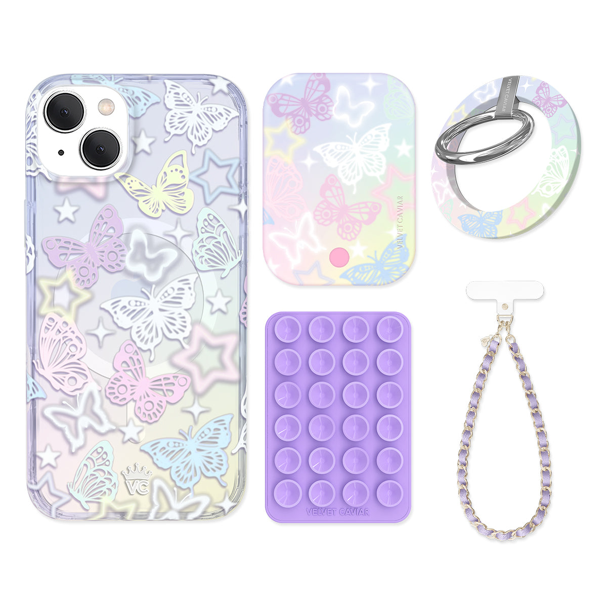 Butterfly Fantasy iPhone Bundle Set - Grip