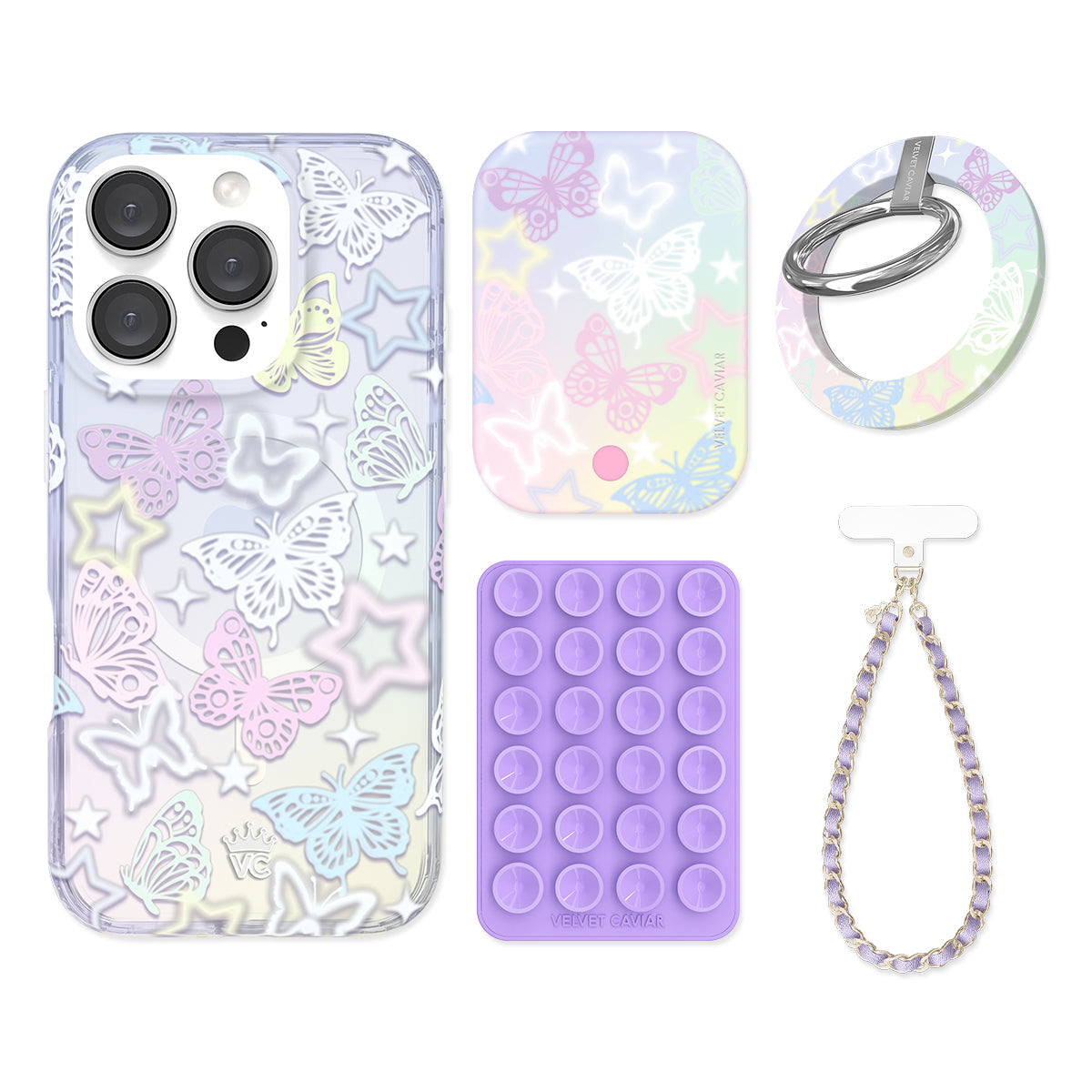 Butterfly Fantasy iPhone Bundle Set - Grip