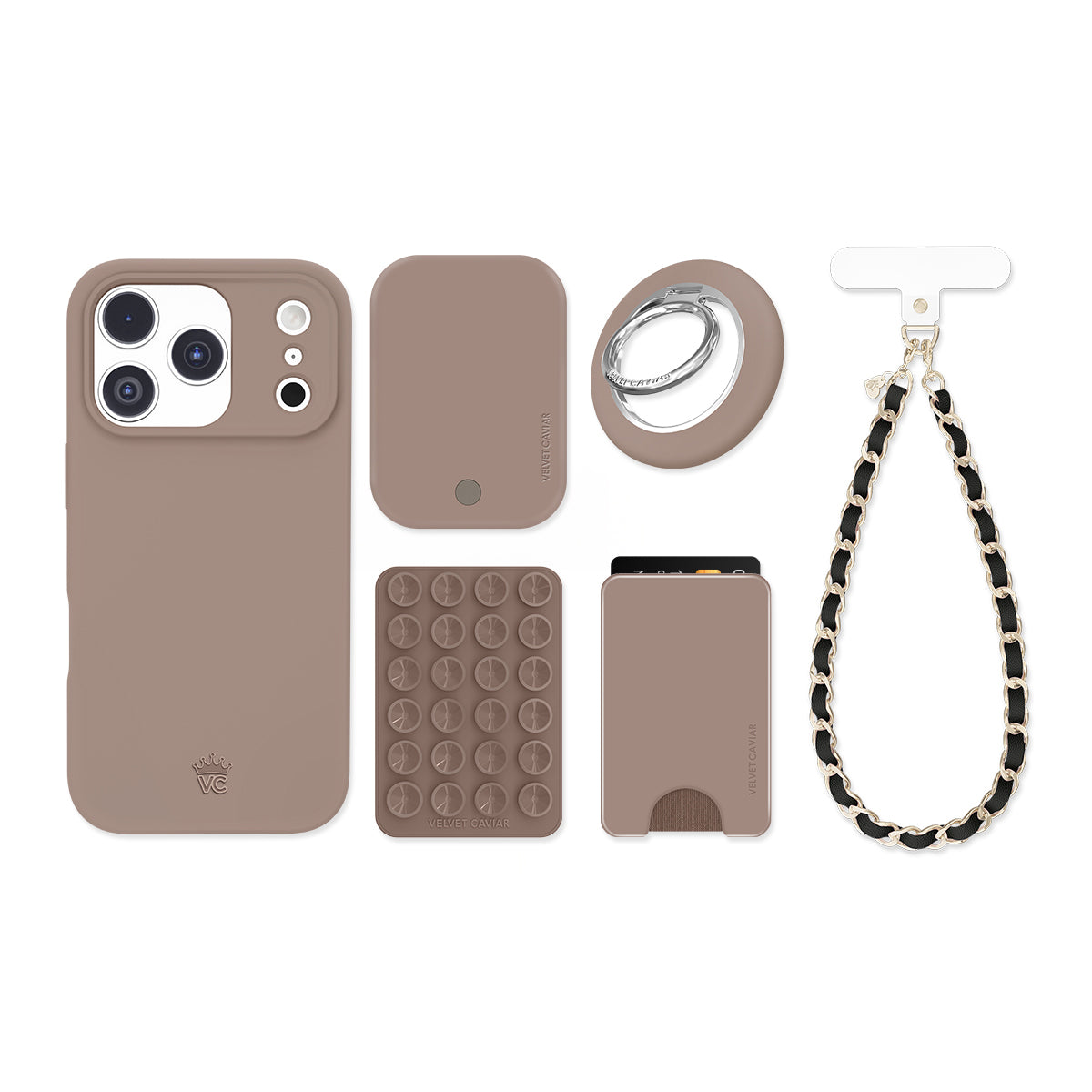 Cashmere Taupe iPhone Bundle Set