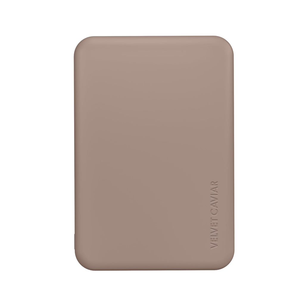 Cashmere Taupe Slim Portable MagSafe Charger Power Pack