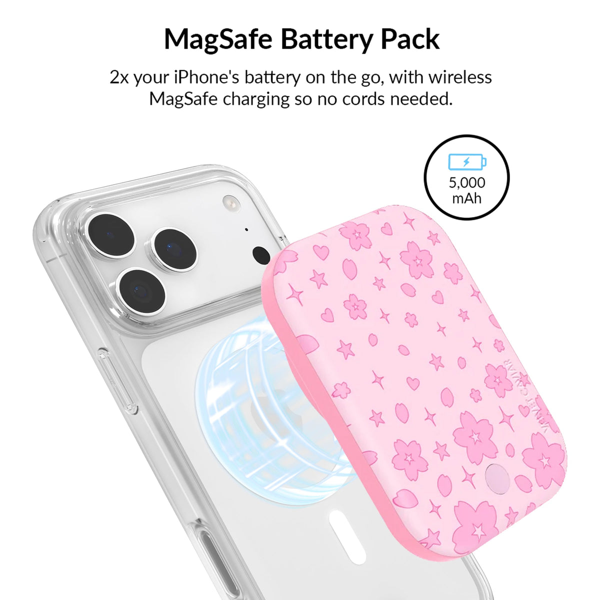 Cherry Blossom Glitter iPhone Bundle Set