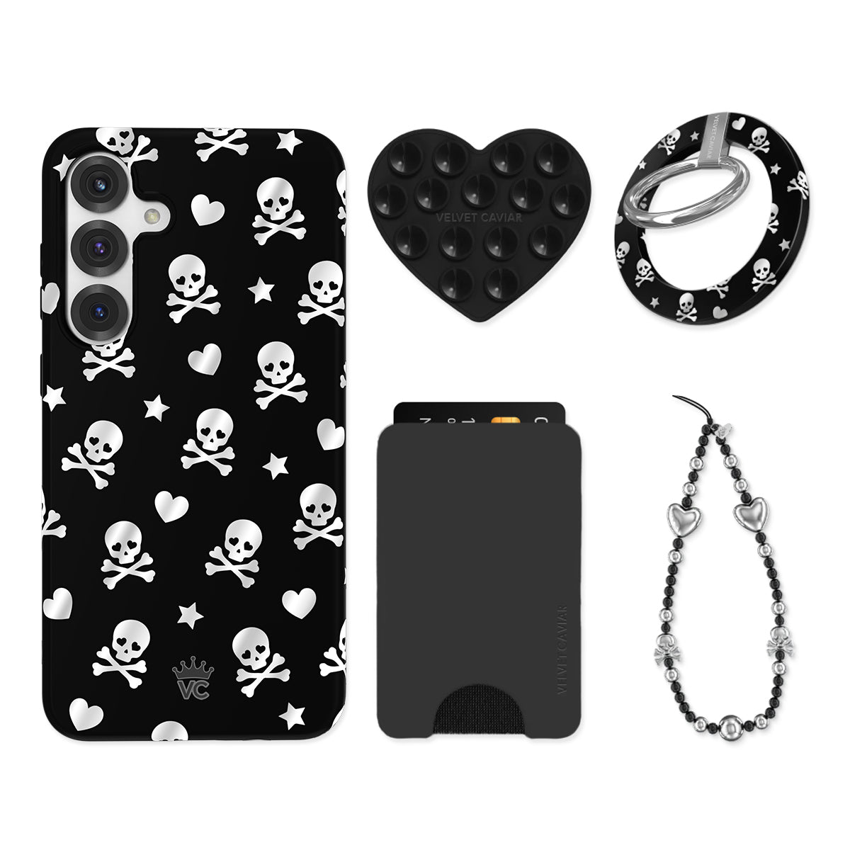 Chrome Skulls Samsung Bundle Set