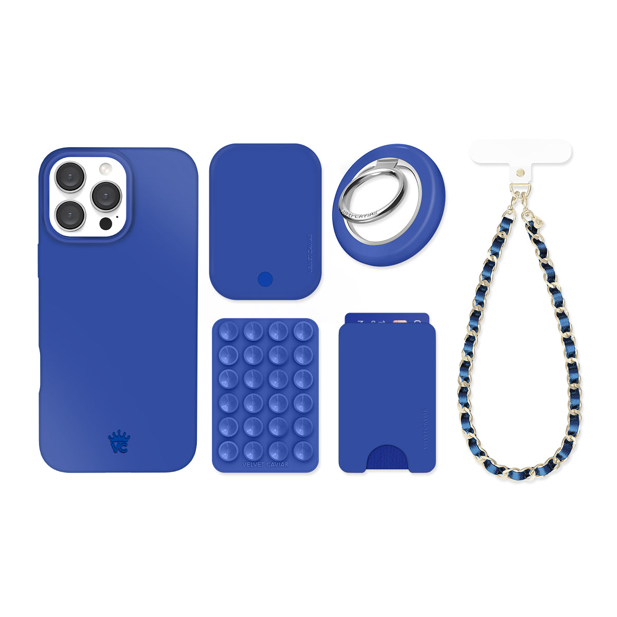 Cobalt Blue iPhone Bundle Set