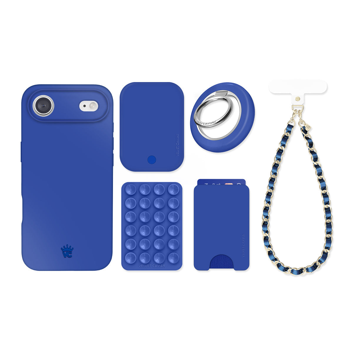 Cobalt Blue iPhone Bundle Set