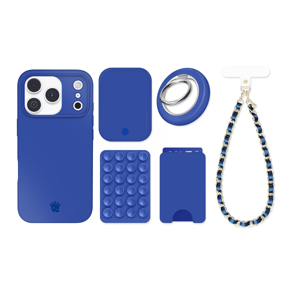 Cobalt Blue iPhone Bundle Set