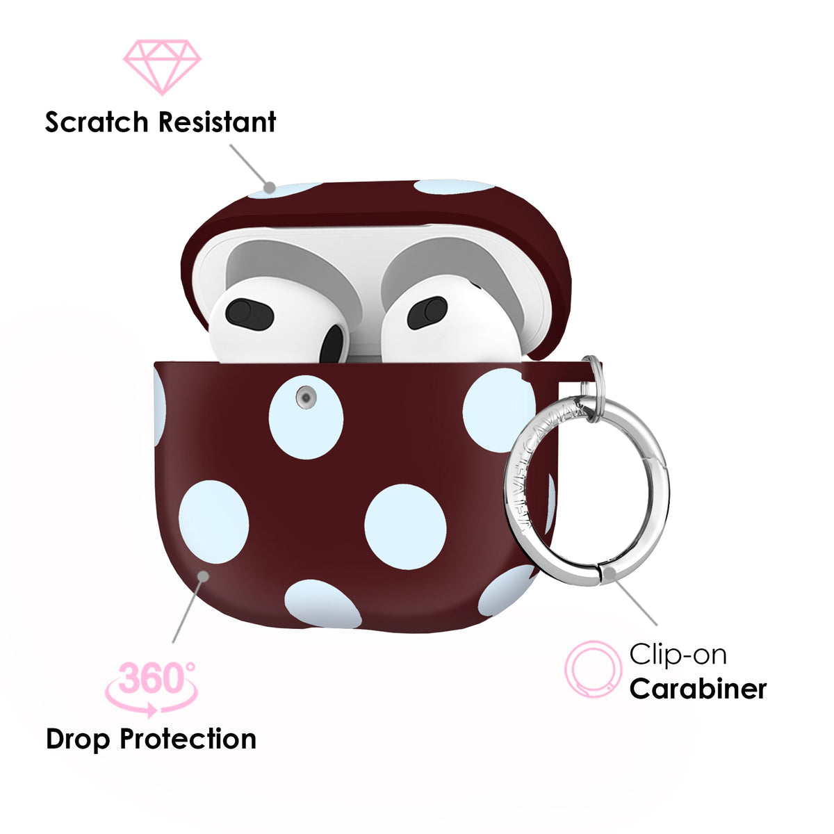 Coco Polka Dot AirPod Case