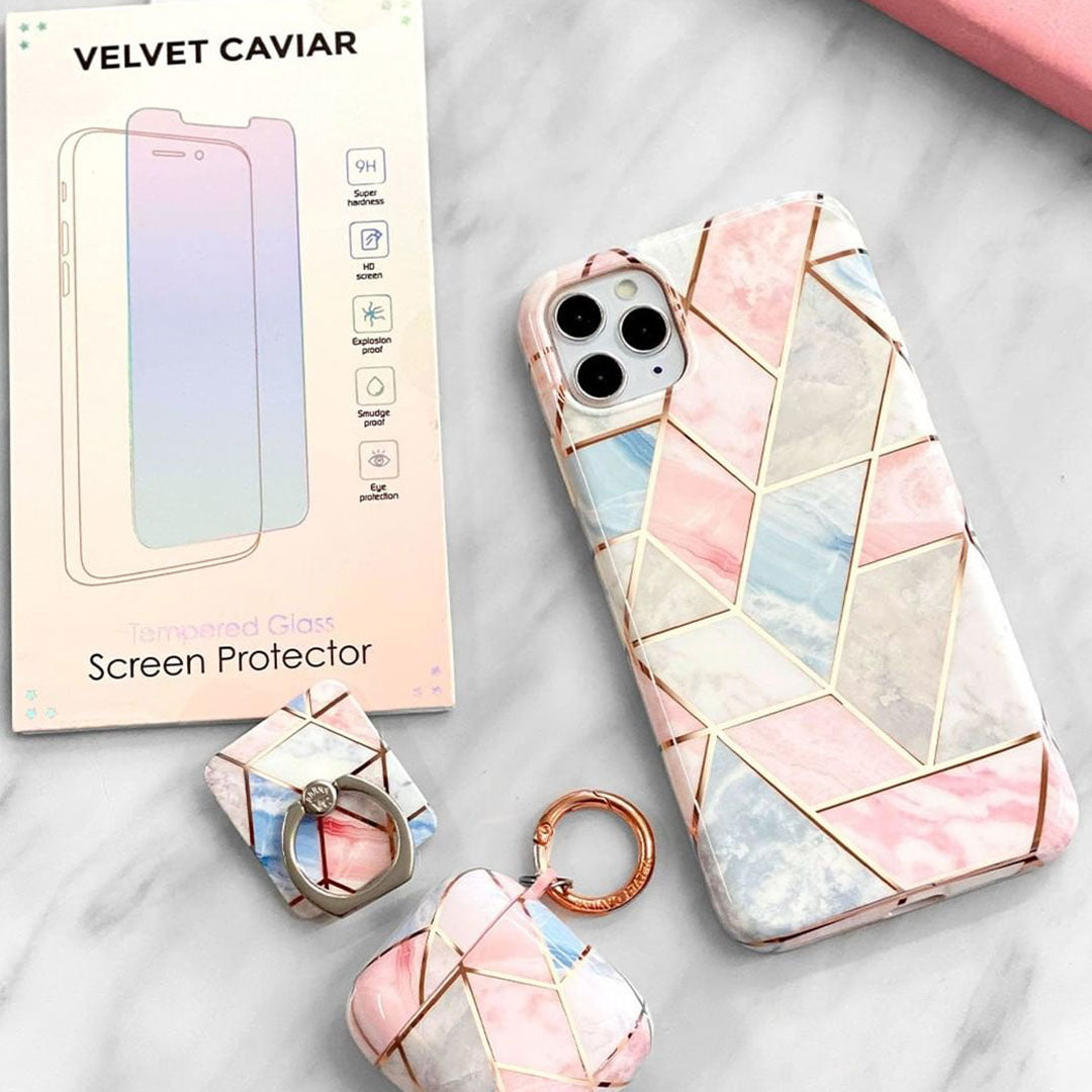 Geometric Marble iPhone Case