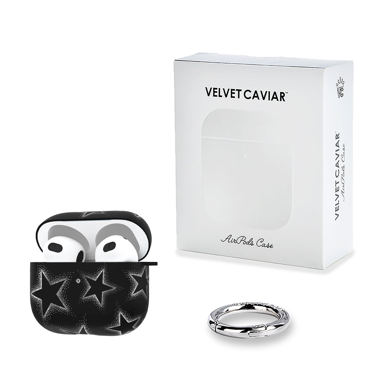 Chrome Stars AirPod Case