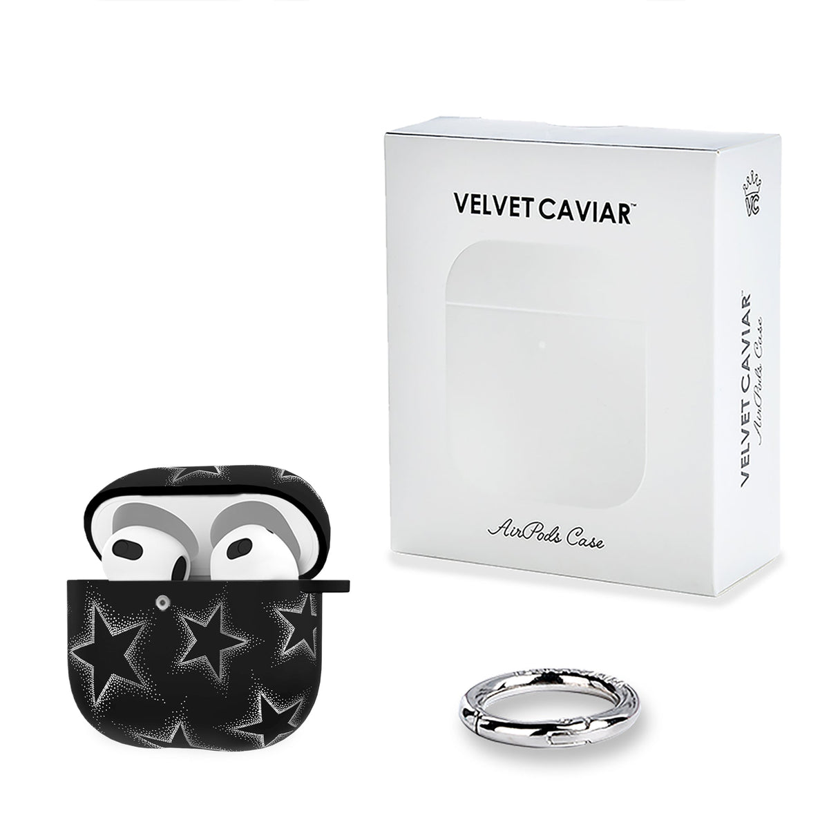 Chrome Stars AirPod Case