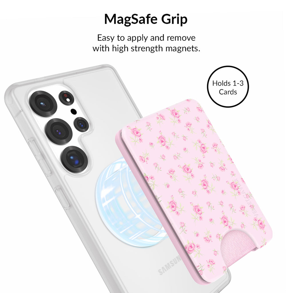 Dainty Pink Floral Samsung Bundle Set