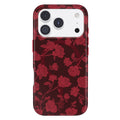 Dark Cherry Floral iPhone Case
