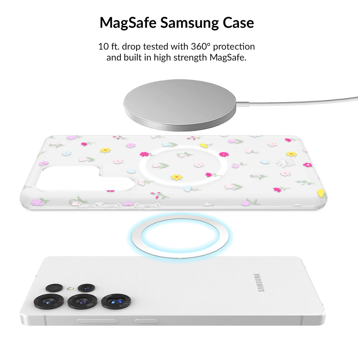 Dreamy Meadow Floral Samsung Bundle Set
