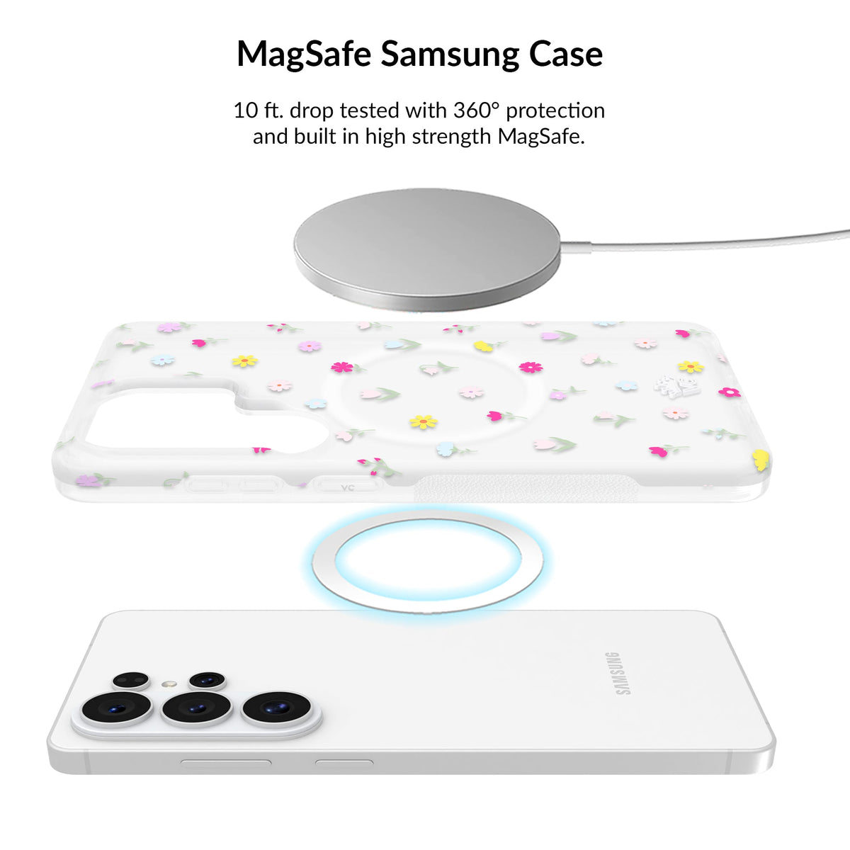 Dreamy Meadow Floral Samsung Bundle Set