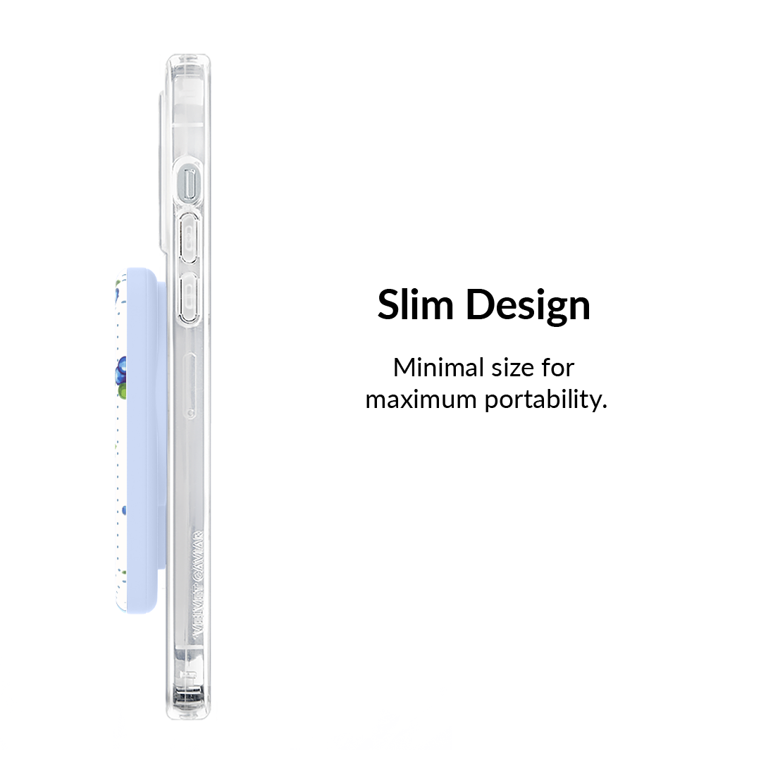 Blueberry Baby Portable MagSafe Charger Power Pack
