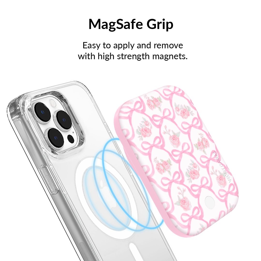 Lovely Pink Bows Portable MagSafe Charger Power Pack