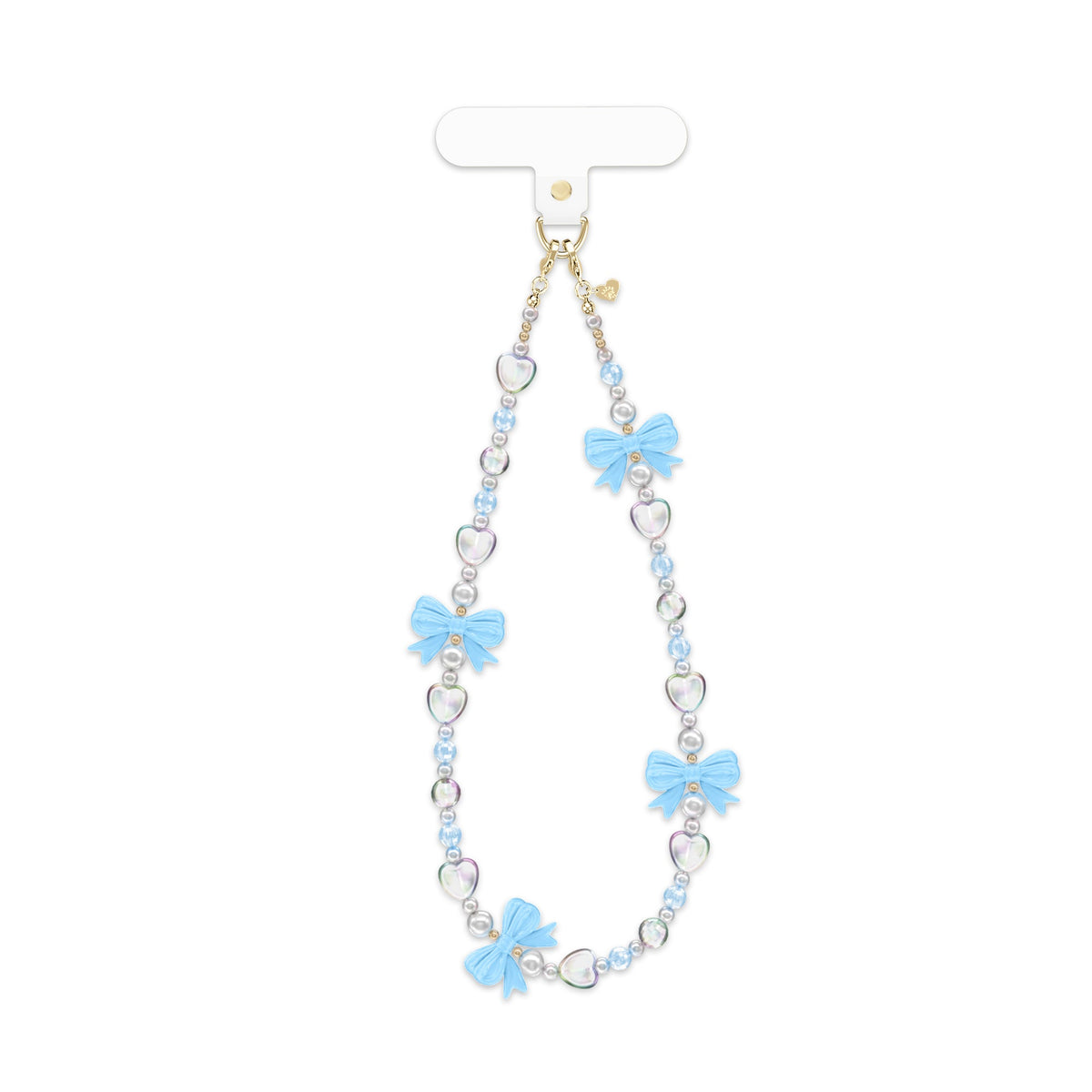 French Blue Bow Phone Charm