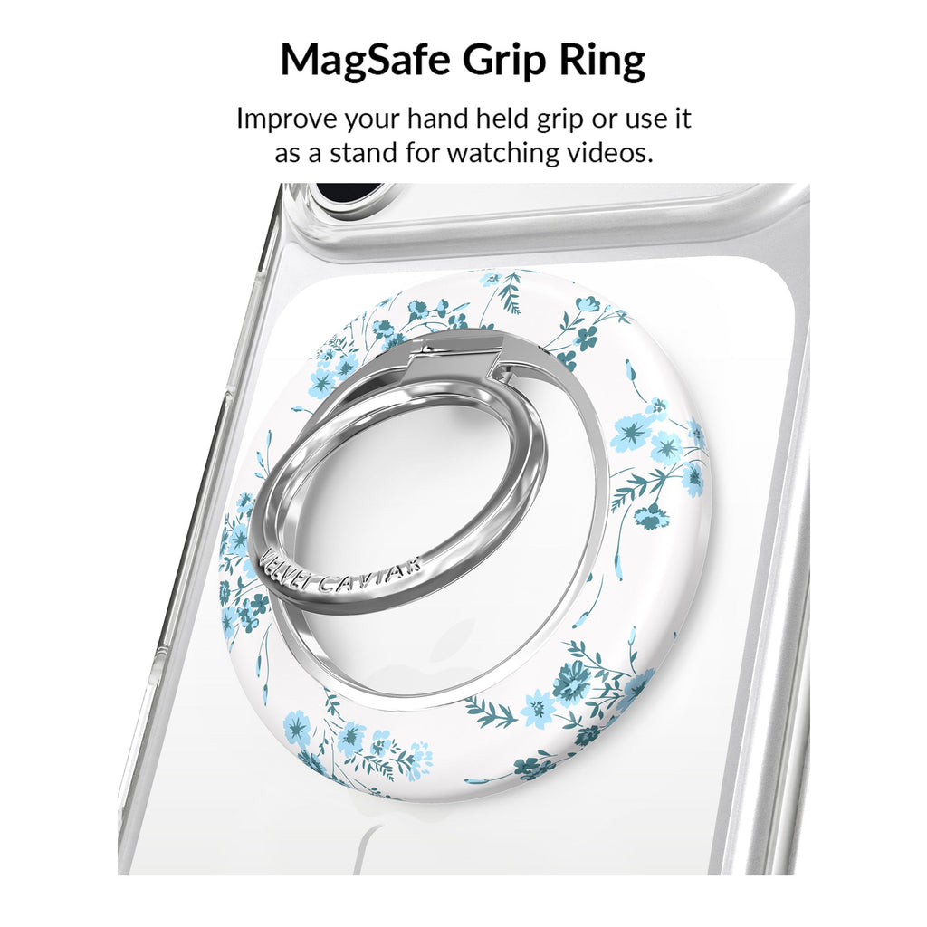 French Blue Floral iPhone Bundle Set