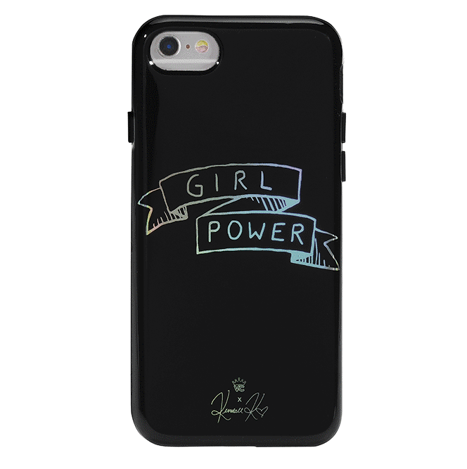 Girl Power iPhone Case by Kendall Vertes