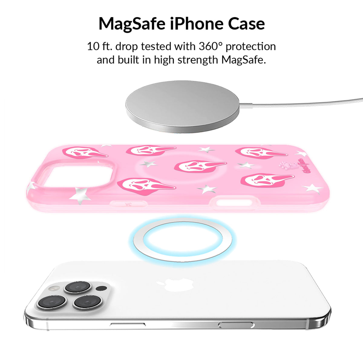 Ghost Face Call Me Pink iPhone Bundle Set